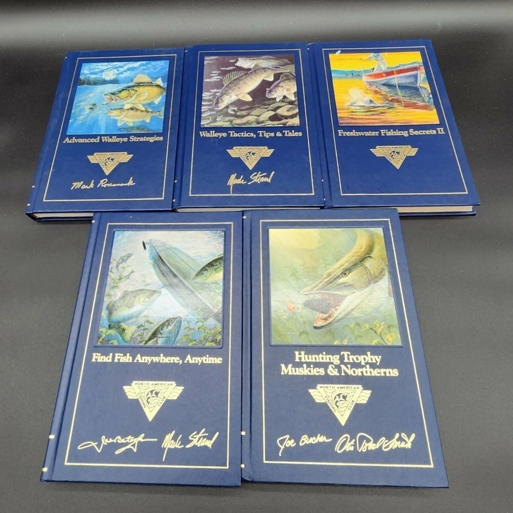 North American Fishing Club NAFC 13 Book Lot Hardcover New Old Stock Library Set - Picture 11 of 12